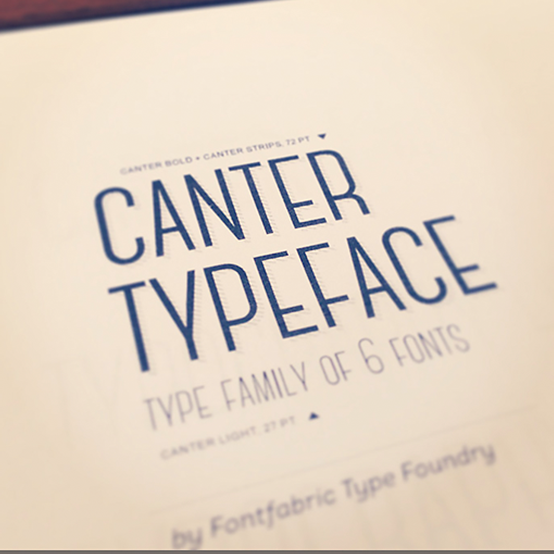 A Fab Free Font - Canter