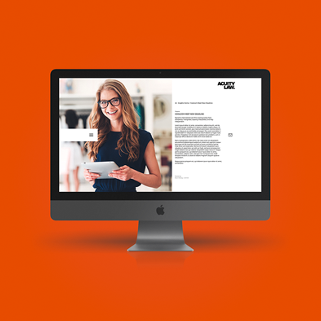 Case Study Acuity Law Website Design